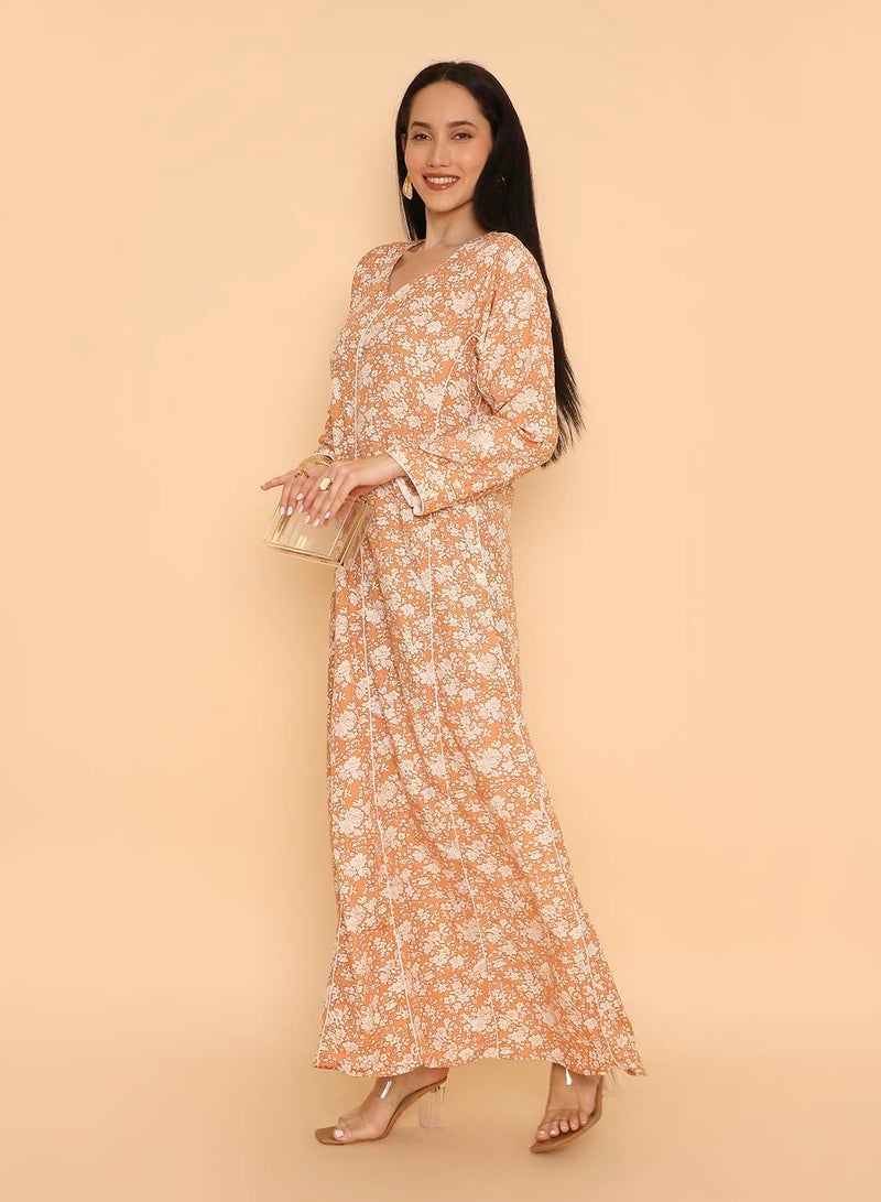 HANA & SARA Arabic womens unique styled long jalabiya dress - Image 5