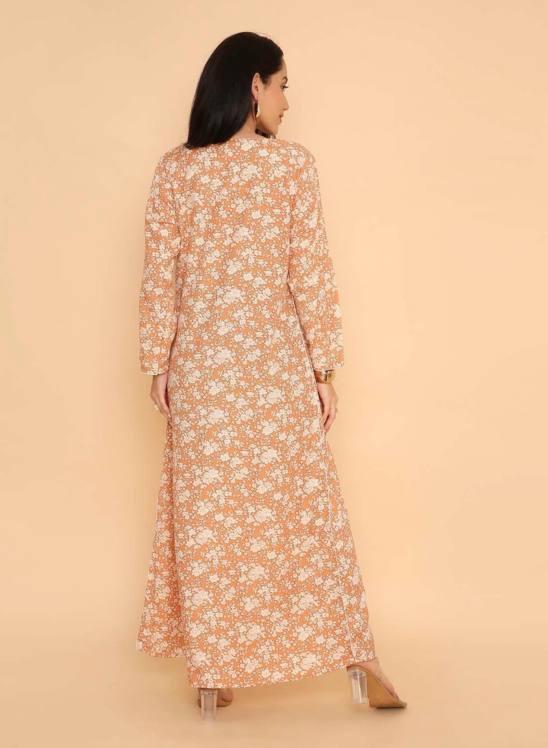 HANA & SARA Arabic womens unique styled long jalabiya dress - Image 2