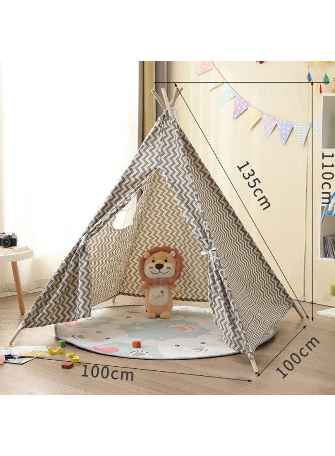 Flying Goose Indian Children's Tent Indoor Princess Girls Game House Boys Household Children Children's Toy Tent - Image 1