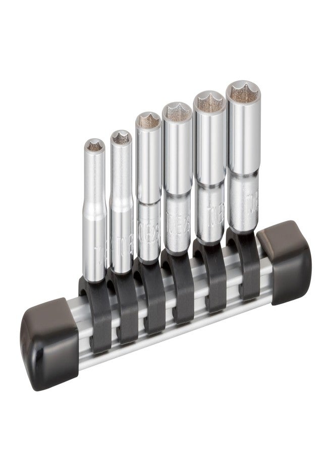 TONE Socket Set 6-Point with Socket Holder HS206 1/4" Inch Drive 6-Piece - Image 3
