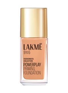 LAKME 9to5 Powerplay Priming Foundation, W240 Warm Beige, 25ml 