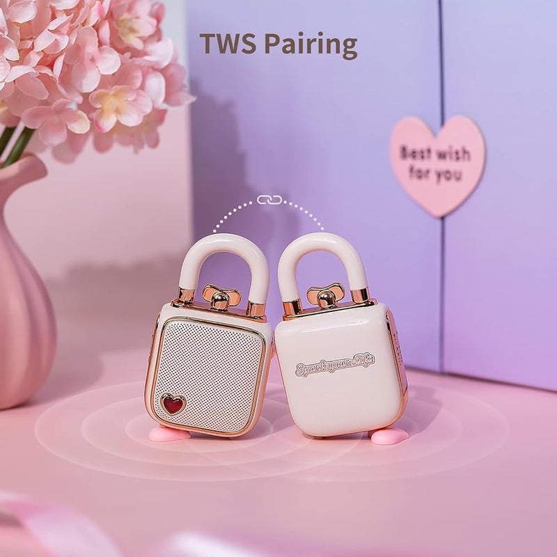 Divoom Divooom LoveLock Bluetooth Speaker - Pink - Image 2