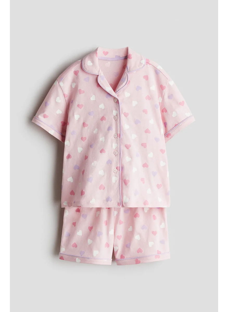 H&M Patterned Jersey Pyjamas