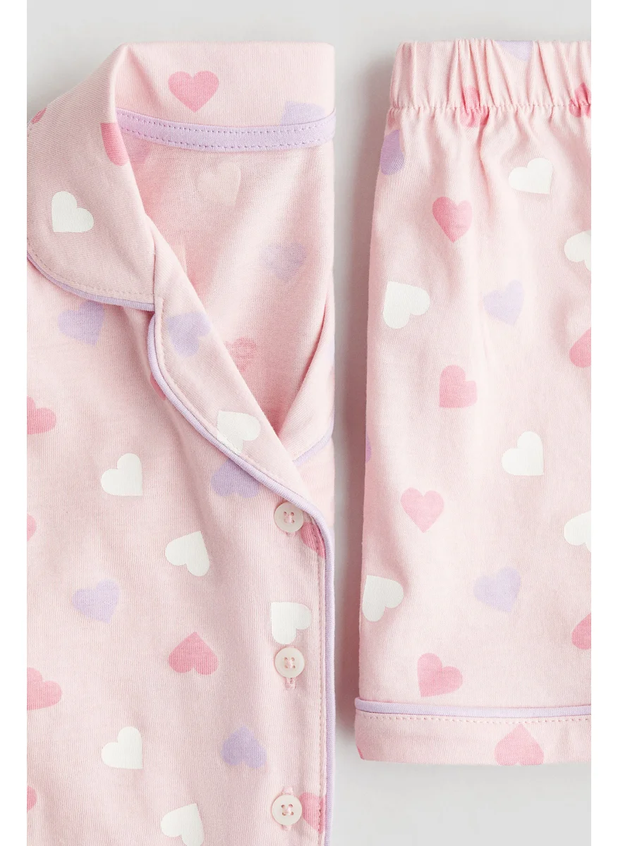 H&M Patterned Jersey Pyjamas