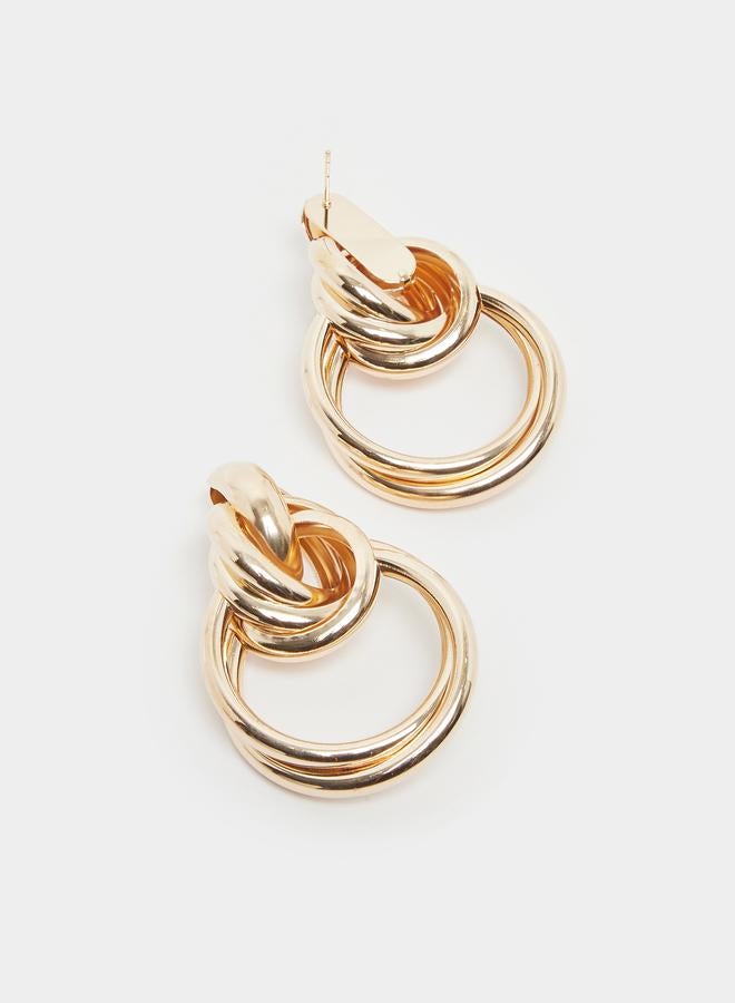 Styli Styli Knotted Hoop Earrings  - Image 3