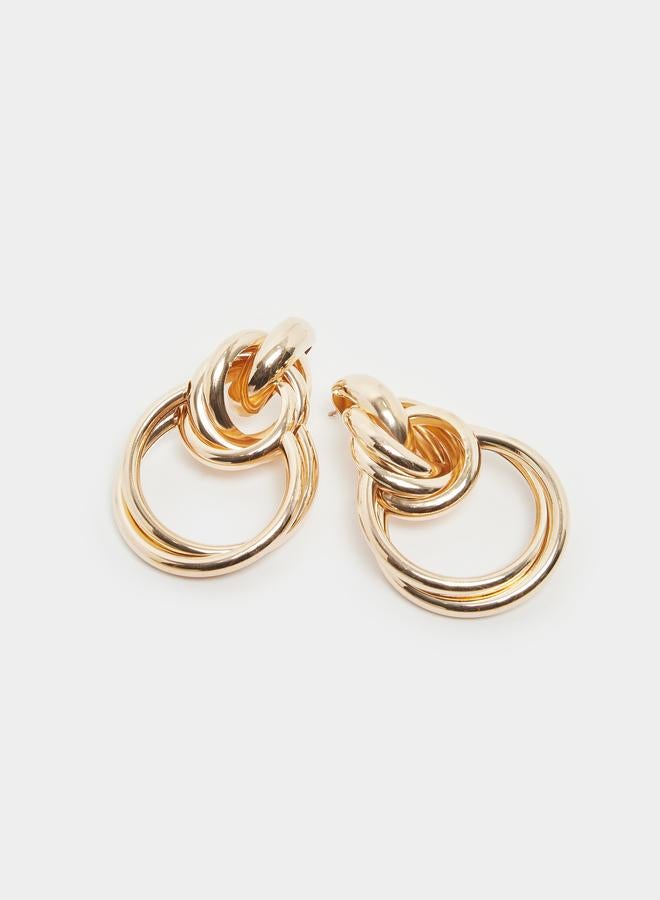 Styli Styli Knotted Hoop Earrings  - Image 4
