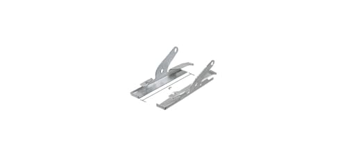 CRL C.R. LAURENCE WCM100 CRL 4" Jalousie Window Glass Clip for Pan Am, Look - Image 1