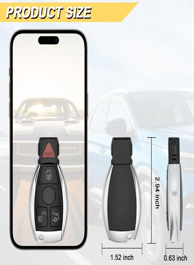 Vurkcy Key Fob Replacement for 2000-2016 Mercedes Benz R Class, IYZ3312, IYZDC - Image 4