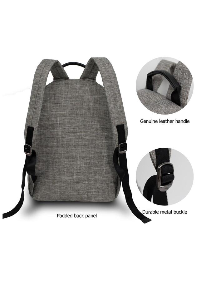 حقيبة ظهر مدرسية، حقيبة سفر خفيفة الوزن غير رسمية للمراهقات، حقيبة عمل للرجال والنساء، حقيبة ظهر للأعمال مزودة بنظام مضاد للسرقة ومناسبة لأجهزة الكمبيوت - Image 5