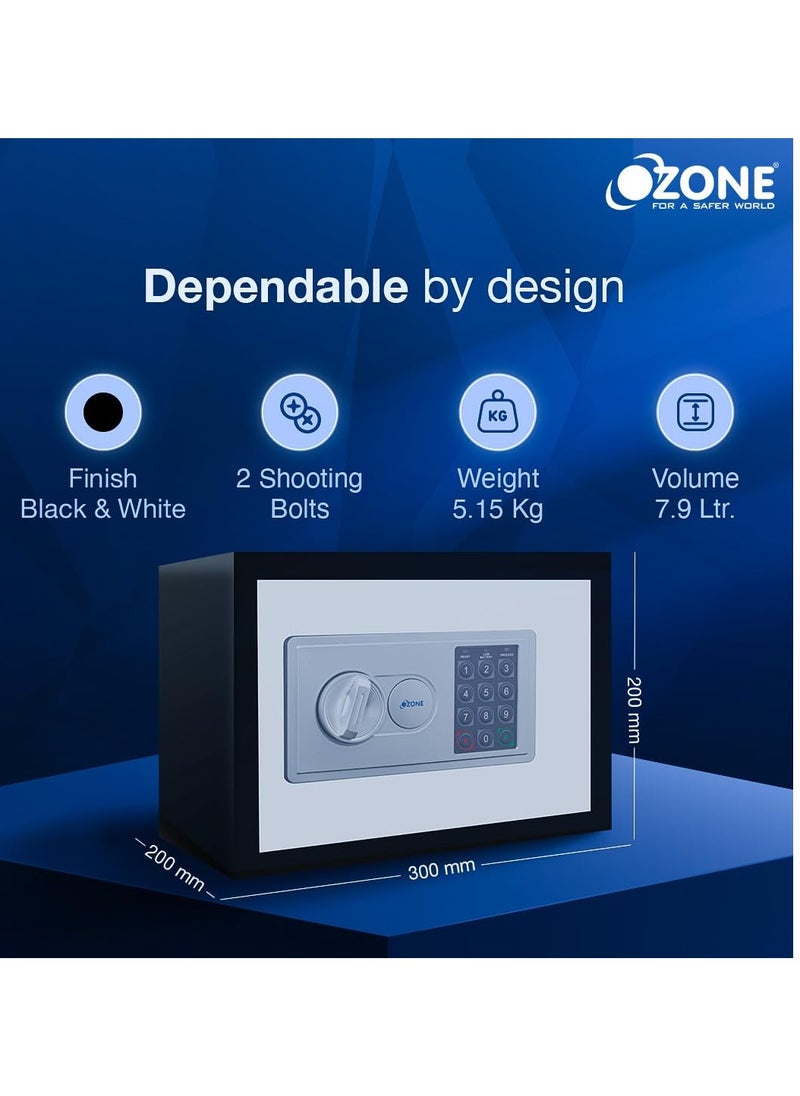 Ozone - Bas-I10 Digital Safe Volume - 7.8 Liter Electronic Locking System User Pin Code Access 12 Months Warranty (Multi) - Image 1