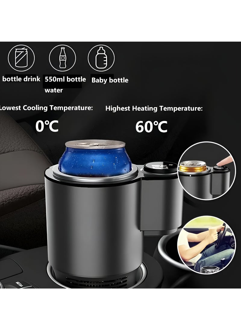 Generic - 2-in-1 Smart Car Cup Cooler & Warmer – USB-Powered Beverage Temperature Controller for Cans & Standard Bottles | Portable Car Accessory for Hot & Cold Drinks - Image 1