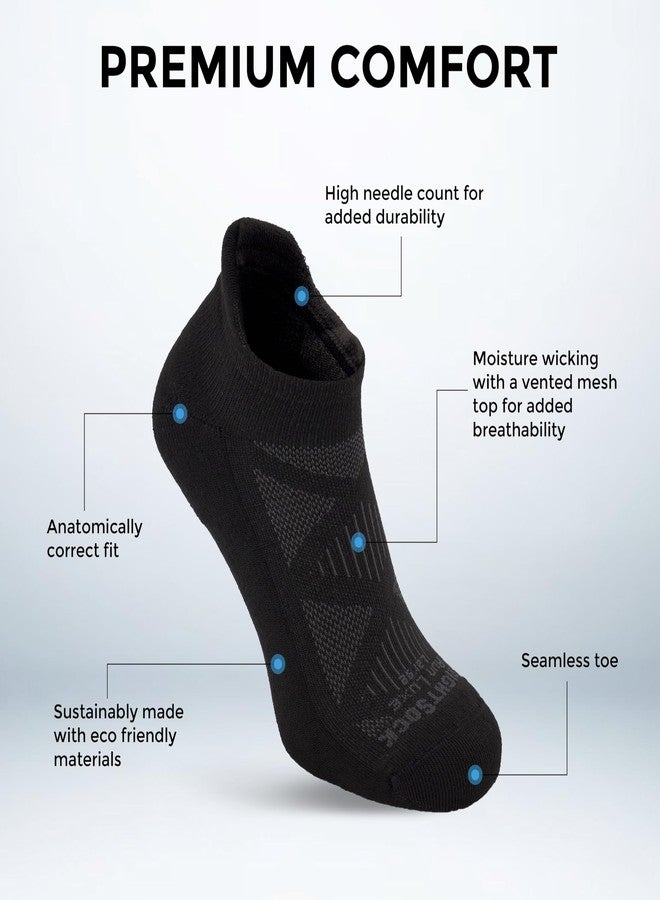 Wrightsock Run Luxe Tab Running Socks for Men and Women - Cushioned and Eco-Friendly Athletics Socks with our Contoured Foot Design - American Made with Moisture Regulation - Image 2