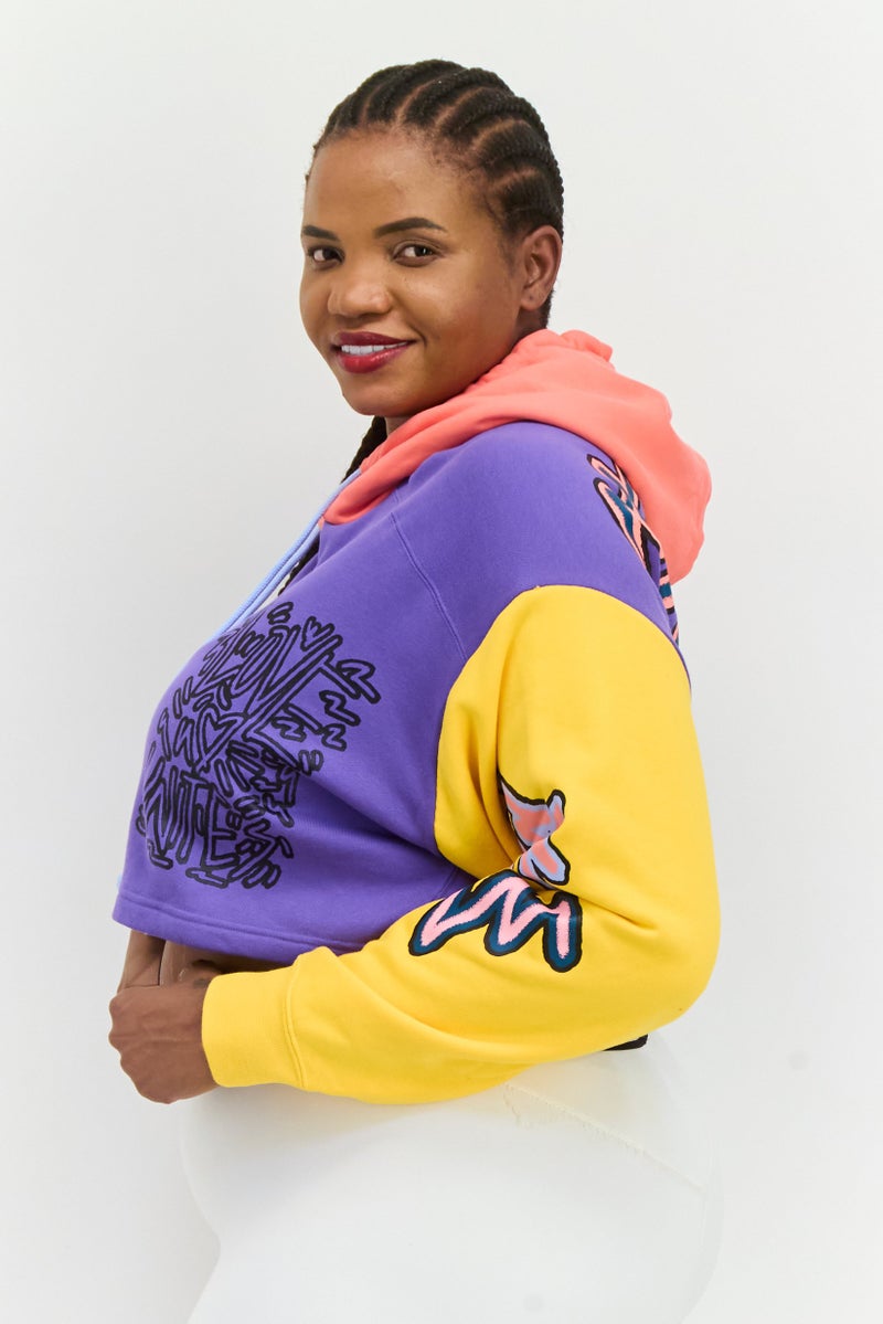 adidas Originals Women Plus Size Outdoor Hoodie, Multicolor - Image 2