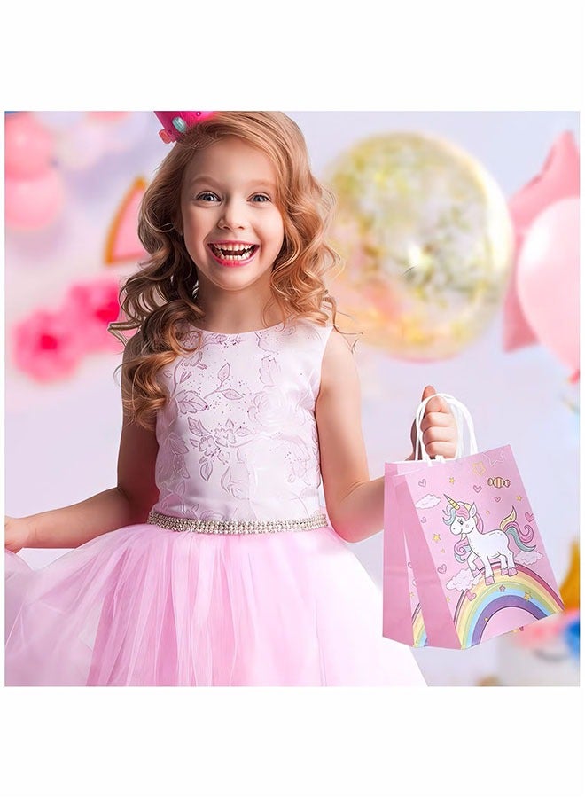 Unicorn Gift Bags for Kids Birthday Party Favors-12 Pcs - Image 5