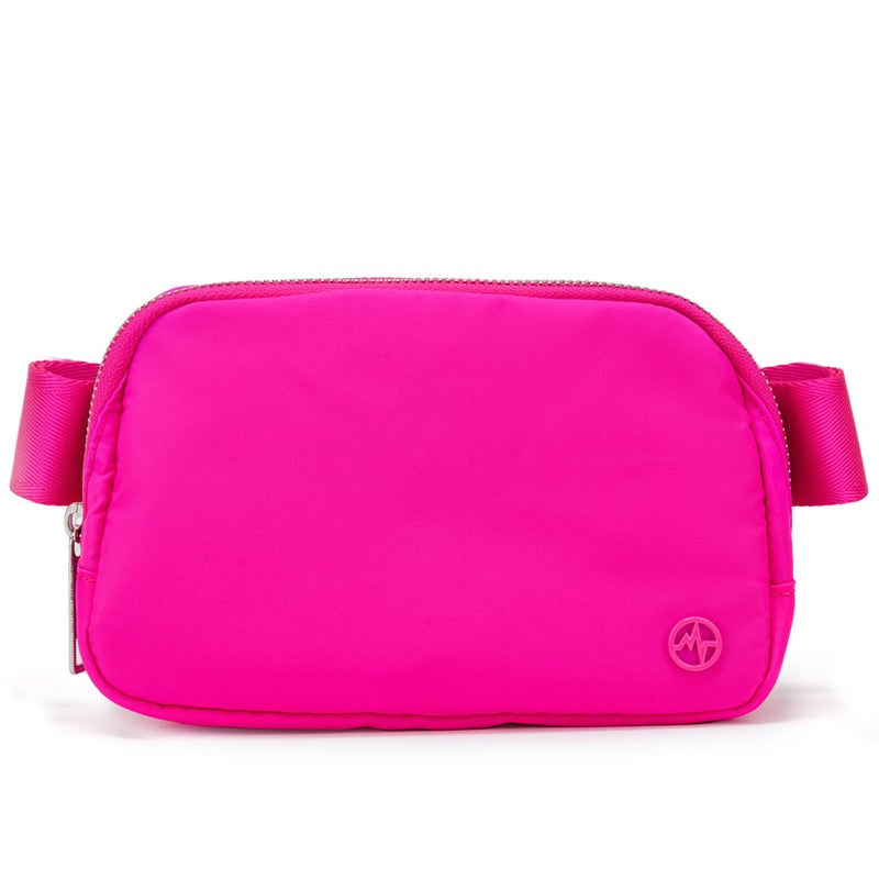 Pander Belt Bag for Women, Fashion Waist Packs, Crossbody Bags, Everywhere Belt Bag with Adjustable Strap (Sonic Pink). - Image 1