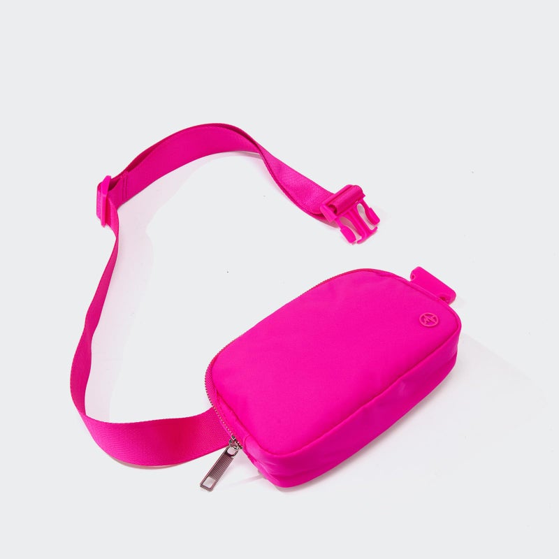 Pander Belt Bag for Women, Fashion Waist Packs, Crossbody Bags, Everywhere Belt Bag with Adjustable Strap (Sonic Pink). - Image 2