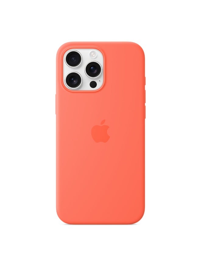 فريق ديلوكس iPhone 16 Pro Max حافظة سيليكون مع MagSafe (الماندرين) - Image 1