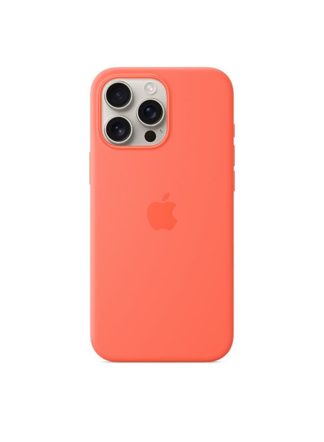 فريق ديلوكس iPhone 16 Pro Max حافظة سيليكون مع MagSafe (الماندرين) - Image 3