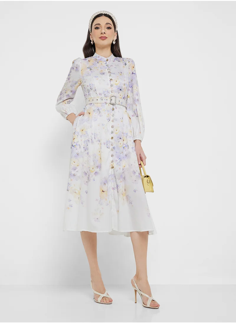 ايلا Floral Print Dress