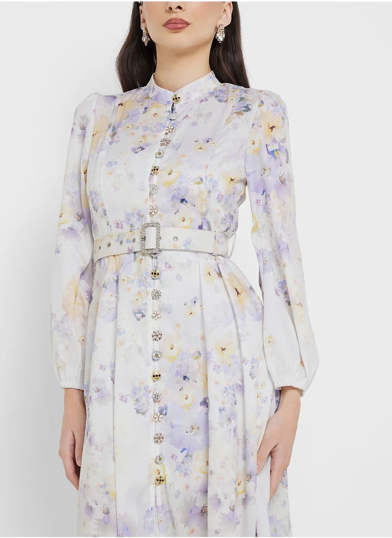 ايلا Floral Print Dress