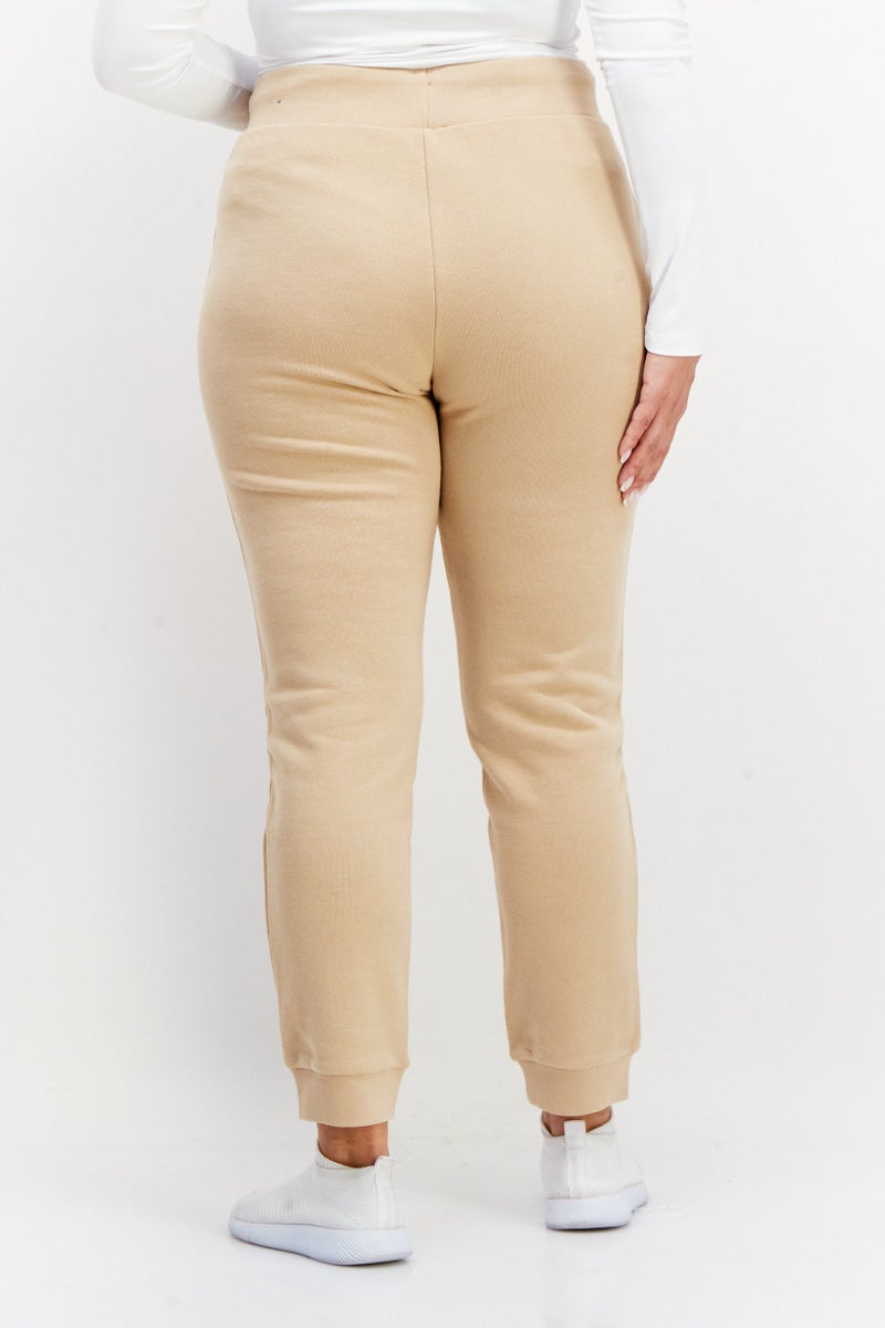 adidas Originals Women Sportswear Fit Training Sweatpants, Beige - Image 2