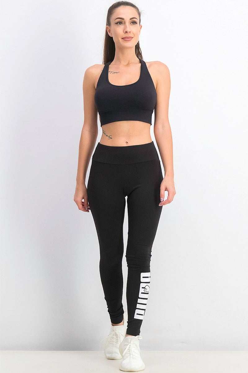 PUMA Women Sportswear Fit Rebel Leggings, Black  - Image 2
