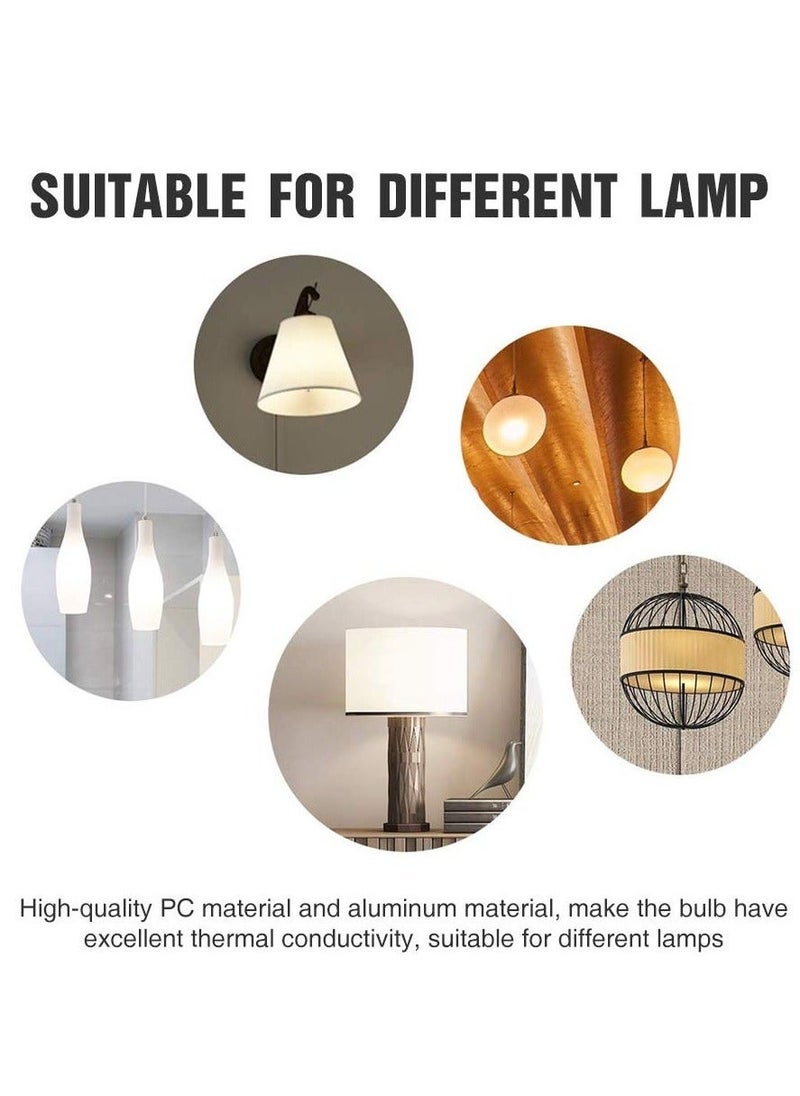 Emergency Rechargeable Light Bulbs LED 15W 80W Equivalent Stay Light Up When Power Failure 1200mAh Battery Self Charging Emergency Light Bulb for Power Outage Home Camping Tent (4PK Daylight) - Image 4