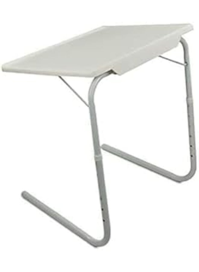 طاولة بلاستيكية متعددة الاستخدامات مع حامل أكواب، قابلة للفصل والطي، مناسبة للمنزل/المكتب/القراءة/الكمبيوتر المحمول - Image 1