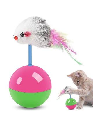 Acrobatic Mice Cat Toy – Interactive Feather Spinning Ball for Endless Fun! 🐭🌀 - pzsku/ZBC8367B1BB3BF30376E7Z/45/1745425820/dc2389a4-a4b9-4286-9329-7085cc05c82e