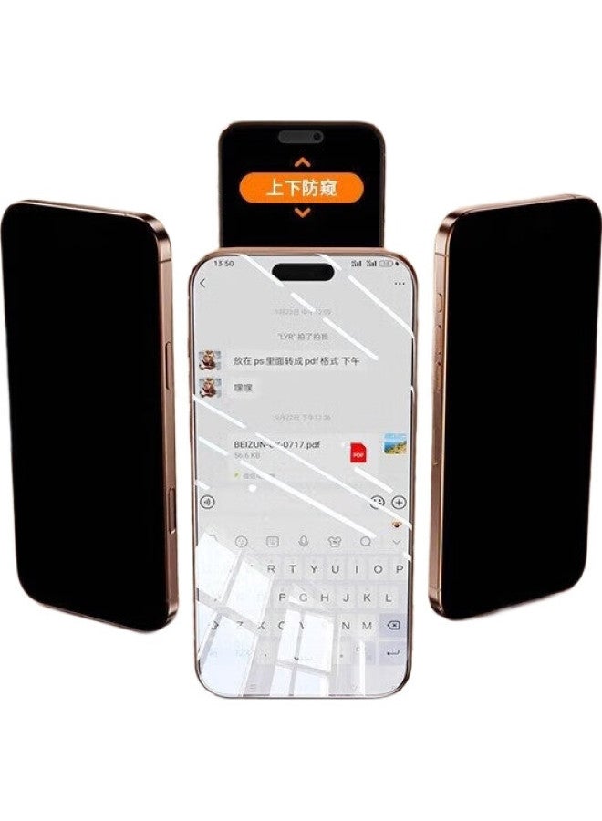 Divi Divi [Value Pack Of 2] Apple 15 Tempered Glass Screen Protector For Iphone 15, 360 Degree Anti-Spy Anti-Shock Anti-Fingerprint Privacy Protection Dust-Free Warehouse - Image 1