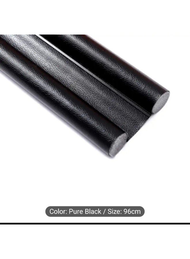 PU Leather Door Draft Stopper, Windproof Bottom Seal Strip - Image 4
