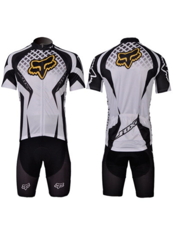 Fox New Summer Outdoor Sunscreen Moisture Absorption Quick Drying Bicycle Cycling Clothing Set - Image 1