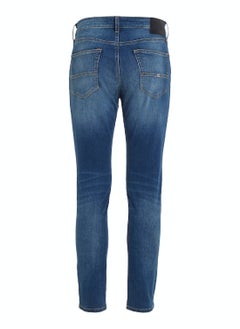 Men's Slim Tapered Fit Faded Jeans, Blue - pzsku/ZBC838C44DC7D05F88772Z/45/_/1723737261/5e45e0d9-4d2e-4d89-96dd-83755b82fe51