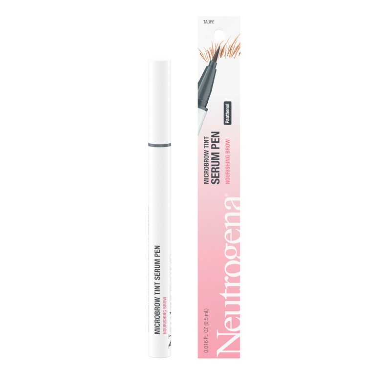 Neutrogena Microbrow Tint Serum Pen, Precision Tipped Tinted Eyebrow Pen with Panthenol to Nourish & Condition Brows, Helps Create Fuller, Natural-Looking Brows, Taupe, 0.016 Fl. Oz - Image 2