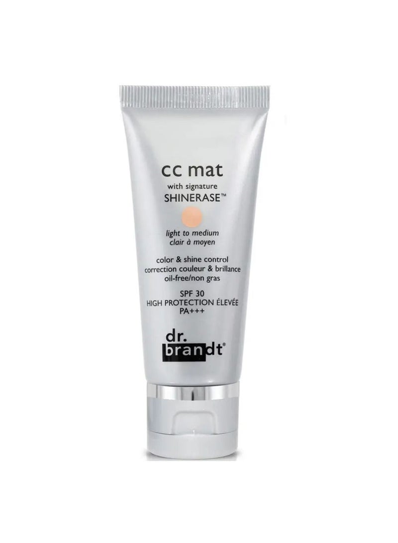 dr. brandt CC Matte with Signature Shinerase - Light to Medium