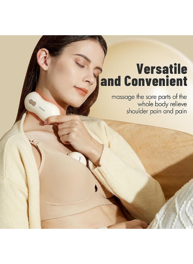 Phanpy Lactation Massager, Breast Massager for Breastfeeding, Breastfeeding Essentials, 2-in-1 Multiple Modes of Heat and Vibration Breastfeeding Supplies, Relieve Clogged Ducts - Image 5