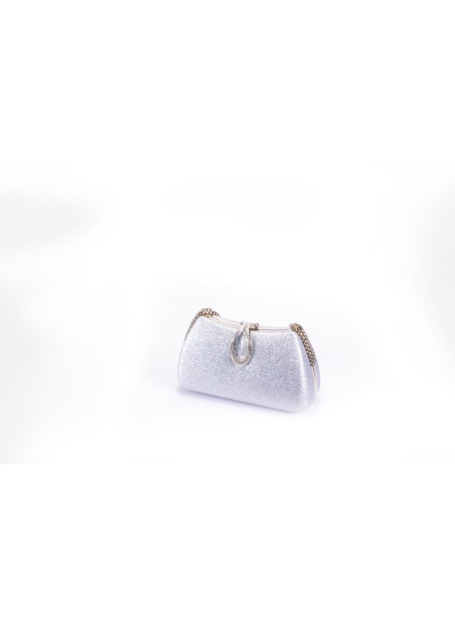 Generic Silver Soiree Bag  - Image 1