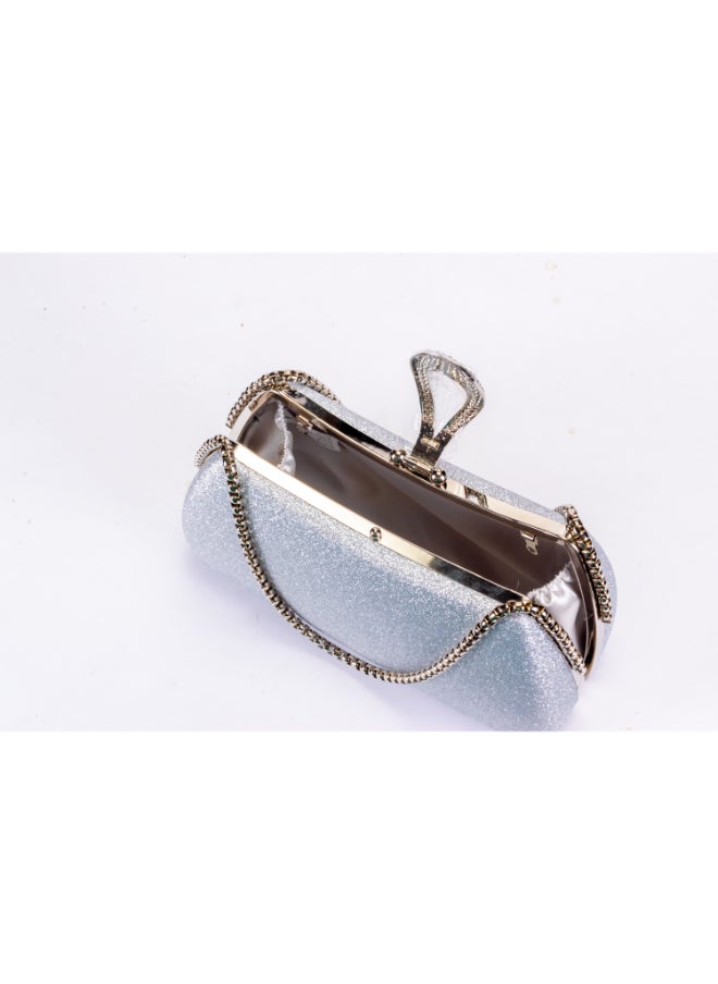 Generic Silver Soiree Bag  - Image 4
