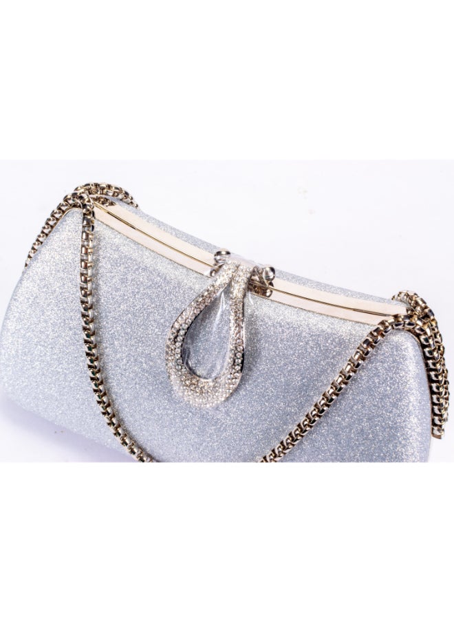 Generic Silver Soiree Bag  - Image 5