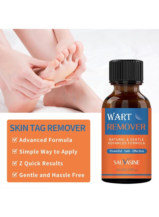 SAUVASINE Warts Remover 10ml, Gentle u0026 Effective Treatment for Common Warts, Plantar Warts, Flat Wart - Image 5