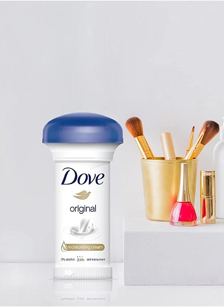 Dove - Original Moisturising Cream 50ml (Pack of 12) - Image 1