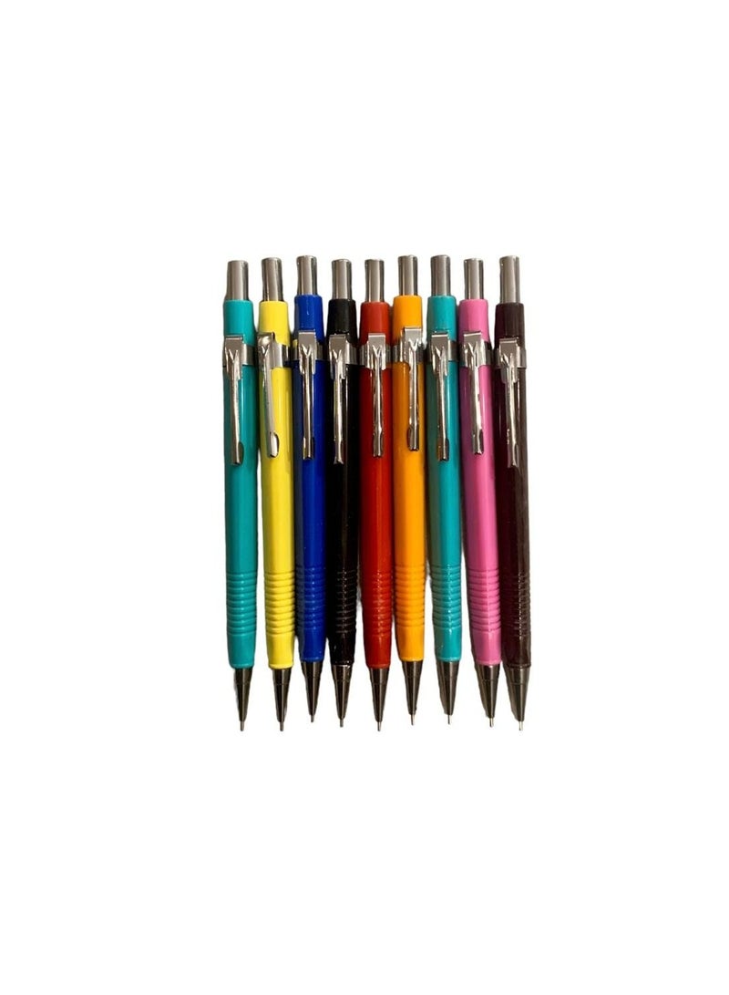 Generic A set Of Pencils In 9 Assorted Colors 