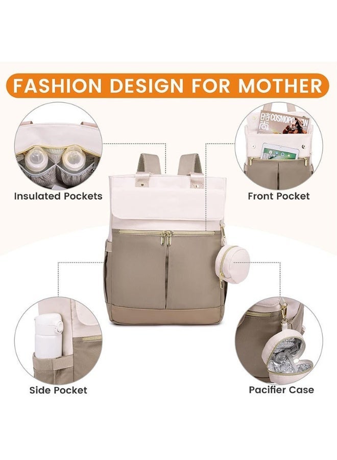 Diaper mommy bag outdoor laptop bag travel leisure bag men and women fashion backpack - Image 5