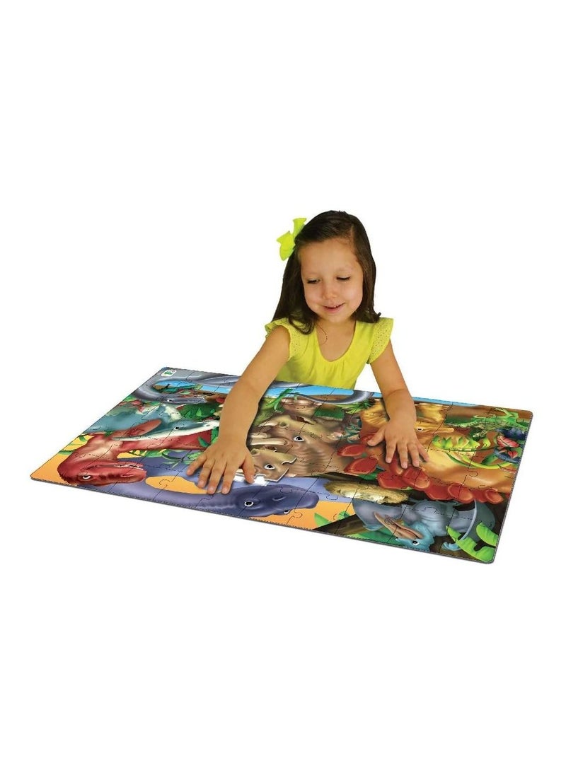 THE LEARNING JOURNEY - 50-Piece Jumbo Floor Puzzles Dinosaurs - Image 1