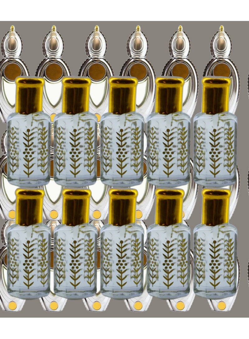 10 قطع زيت عطري وصال نسائي الشفاف الأصلي 12مل