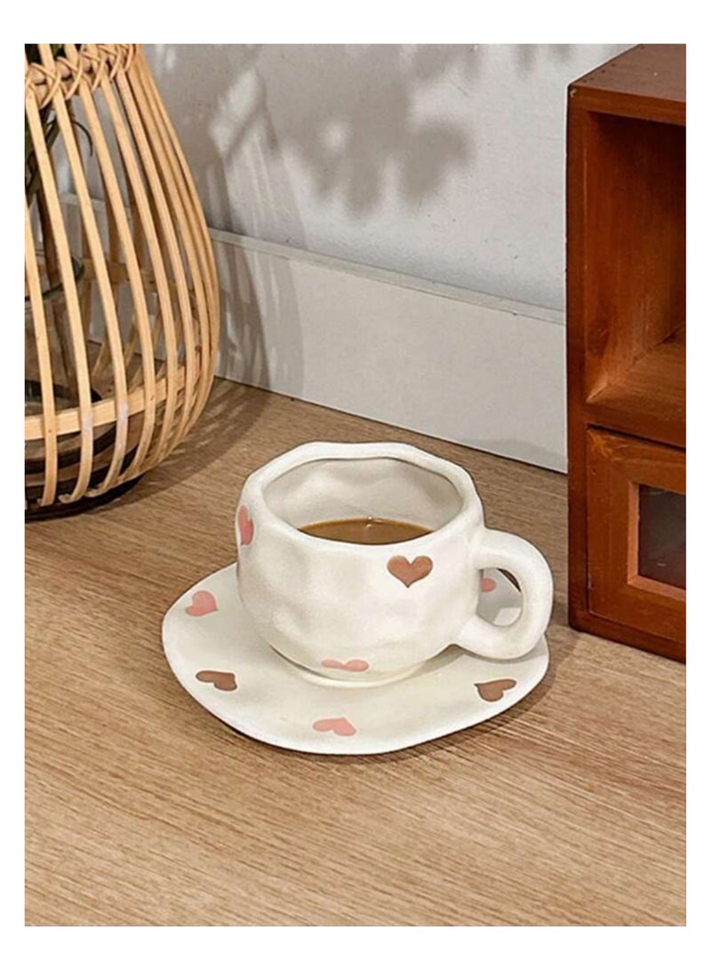 Qahwa Ceramic Coffee Mug with Handle - Image 3