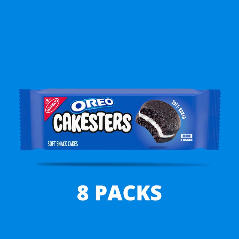 Oreo Cakesters Soft Snack Cakes, 8-3.03 oz Snack Packs - Image 2