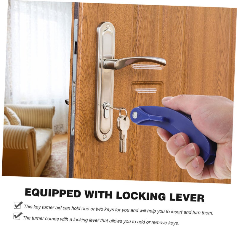 2 Pack Key Turner Aid For Elderly Hand Strength Lightweight Locking Lever Tool - Image 4