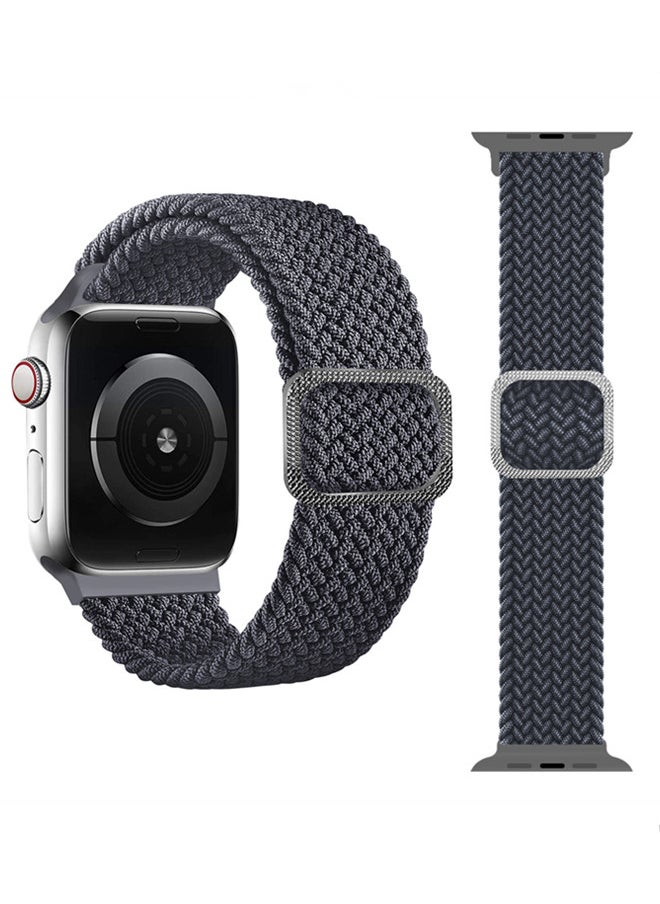 ISank Nylon Solo Loop Strap Compatible with Apple Watch 45/44/42mm SE /Series 7/6/5/4/3/2/1 Colorful  - Image 1