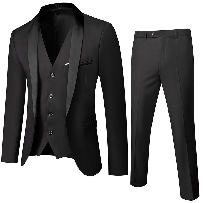 Autumn Explosions Men'S Business Casual Suit Men'S Wedding Groom Dress Hall Slim-Fit Suit Men - Image 2